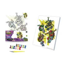 Qbee Malowanie po numerach 30x40cm ��wie Ninja