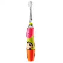 Brush-Baby Kidz Sonic szczoteczka soniczna z dwiema wymiennymi kocwkami dla dzieci w wieku 3-6l Beaver