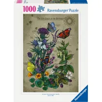 Puzzle 1000 el. Cykl �ycia motyla Ravensburger