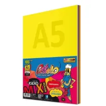 Alfa Pastello Papier ksero A5 80g 5 kolor�w 100 kartek