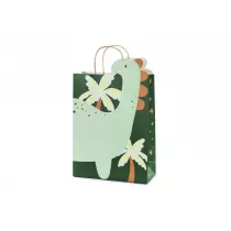 PartyDeco Torebka prezentowa Dinozaur 10x24x37cm