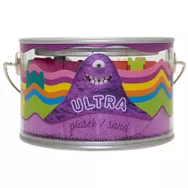 Ultra Piasek fioletowy - puszka 200g + 5 foremek Zwierzaki Epee