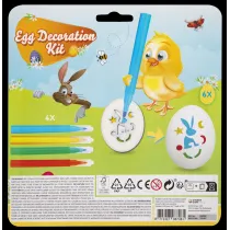 Grafix Zestaw kreatywny do zdobienia pisanek szablon  pisaki Wielkanoc  ANTELLA 087481