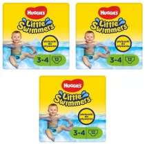 Huggies Pieluchy do pywania 3-4 Little Swimmers (7-15 kg) Zestaw 3 x 12 szt.