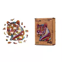 Puzzle drewniane eko 73 el. Tajemniczy tygrys A4 PuzzleOK