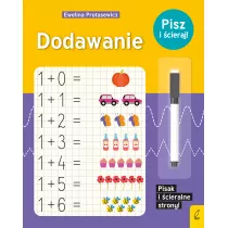 Dodawanie. Pisz i cieraj!