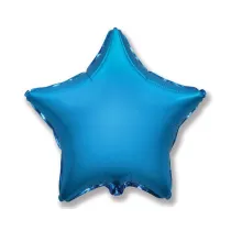 Balon foliowy Gwiazda niebieska 45cm