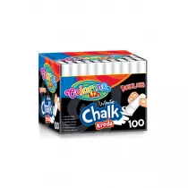 Patio Kreda bezpyowa Colorino Kids biaa 100 szt.
