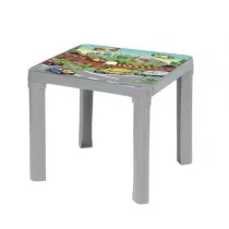 Stolik plastikowy pastel szary 3Toysm