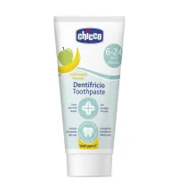 Chicco Toothpaste Pasta do zbw z fluorem 1000ppm o smaku jabkowo-bananowym 6-24m 50 ml