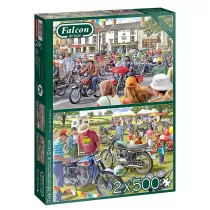 Puzzle 2 x 500 el. Zlot motocyklowy Jumbo