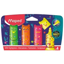 Maped Zakre�lacz mini Pixel Fluo 4 szt.