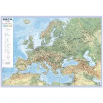 Europa. Mapa cienna podrczna