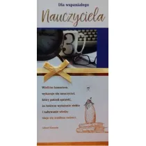Karnet DL dla wspania�ego nauczyciela
