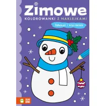 Ba�wanek i przyjaciele. Zimowe kolorowanki z naklejkami