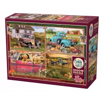 Puzzle 2000 Pieskie ycie G3 Cobble Hill