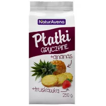 NaturaVena P�atki gryczane z ananasem i truskawkami 250 g