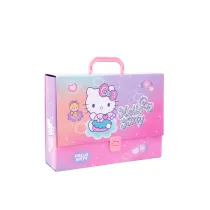 Patio Teczka przestrzenna tekturowa z gumk� A4 Hello Kitty Pink wz�r 3