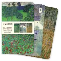Flame Tree Zestaw 3 notatnikw Gustav Klimt Krajobrazy