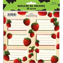Henry Naklejki na ok�adk� - Truskawka 12 szt.