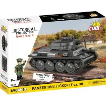 Klocki Historical Collection WWII Panzer 38(T)/CKD LT VZ.38 690 el.