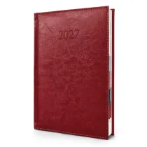 Kalendarz 2027 A5 Agenda Dzienny Bordo
