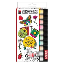 Marabu Farby witra�owe Garden 25ml 10 kolor�w