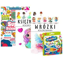 Zestaw kolorowanek dla dziewczynki