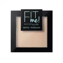 Maybelline Fit Me Matte Poreless Pressed Powder puder matujcy do twarzy w kompakcie 105 Natural Ivory 9 g