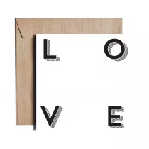Pieskot Karnet kwadratowy Love KZ11