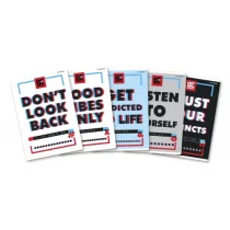 Hamelin Zeszyt A5, 60 kartek, linia z marginesem, Top 2000 Be Brave 3D linia 60 kartek