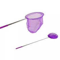 Siatka na motyle teleskopowa fioletowa 85cm Leantoys