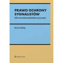 Prawo ochrony sygnalist�w. Self-correction podmiot�w