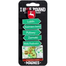 Pan Dragon Magnes I love Poland Lubelskie