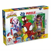 Puzzle dwustronne PLUS Spidey It`s a Team Lisciani