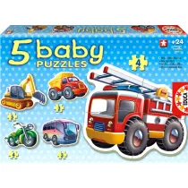 Puzzle 5w1 Pojazdy Educa