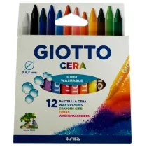 Giotto Kredki woskowe 12 szt.