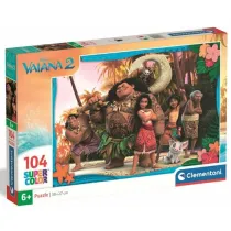 Puzzle 104 el. SuperColor. Vaiana 2 Clementoni