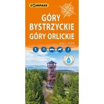 Mapa tur. - Gry Bystrzyckie, Gry Orlickie lam.