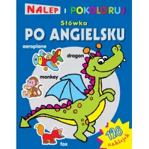 Nalep i pokoloruj. Swka po angielsku
