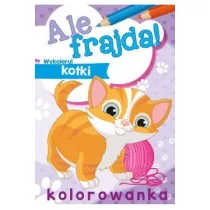 Malowanka A4 Ale frajda  Wykoloruj kotki SKRZAT 156351 SK