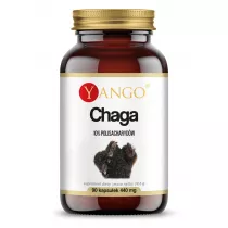 Yango Chaga - ekstrakt 10% polisacharydw - suplement diety 90 kaps.