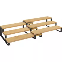 Songmics Komplet 3-poziomowych pek 2 szt.
