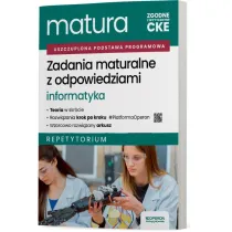 Matura 2026. Informatyka. Zadania maturalne z odpowiedziami. Repetytorium. Zakres rozszerzony