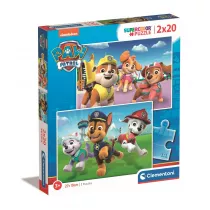 Puzzle 2x20 el. Super Kolor Paw Patrol Clementoni