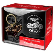 Pan Dragon Zestaw kubek + brelok Hobby-Motocykl