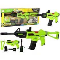 Karabin z dwikiem zielony Leantoys