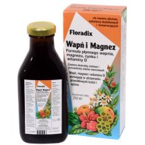 Floradix Zioło-Piast Wapń i Magnez Suplement diety 250 ml