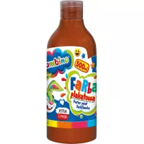 St. Majewski Farba plakatowa w butelce Bambino 500 ml brzowa
