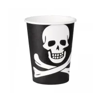Kubeczki papierowe Piraci Classic 210ml 10 szt